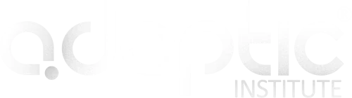 logo adaptic institute blanc